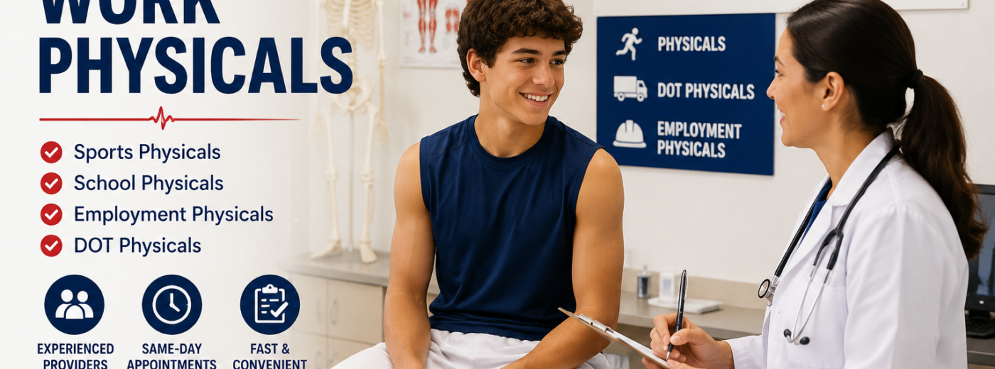 Sports, School & DOT Physicals