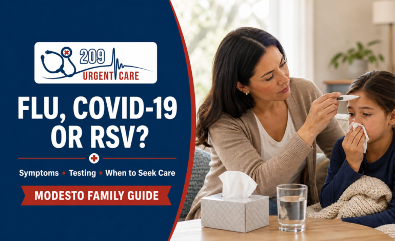 209 Urgent Care guide to flu, COVID-19 and RSV symptoms and testing in Modesto
